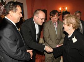Generální vikář P. Stanislav Přibyl se setkal s Madeleine Albright
